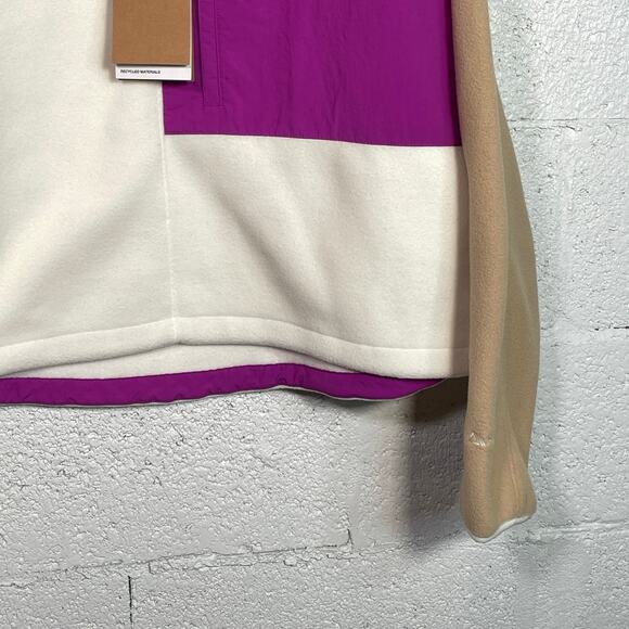 The North Face Denali Sweatshirt, Khaki stone/G white/Purple cactus XL - Picture 8 of 9